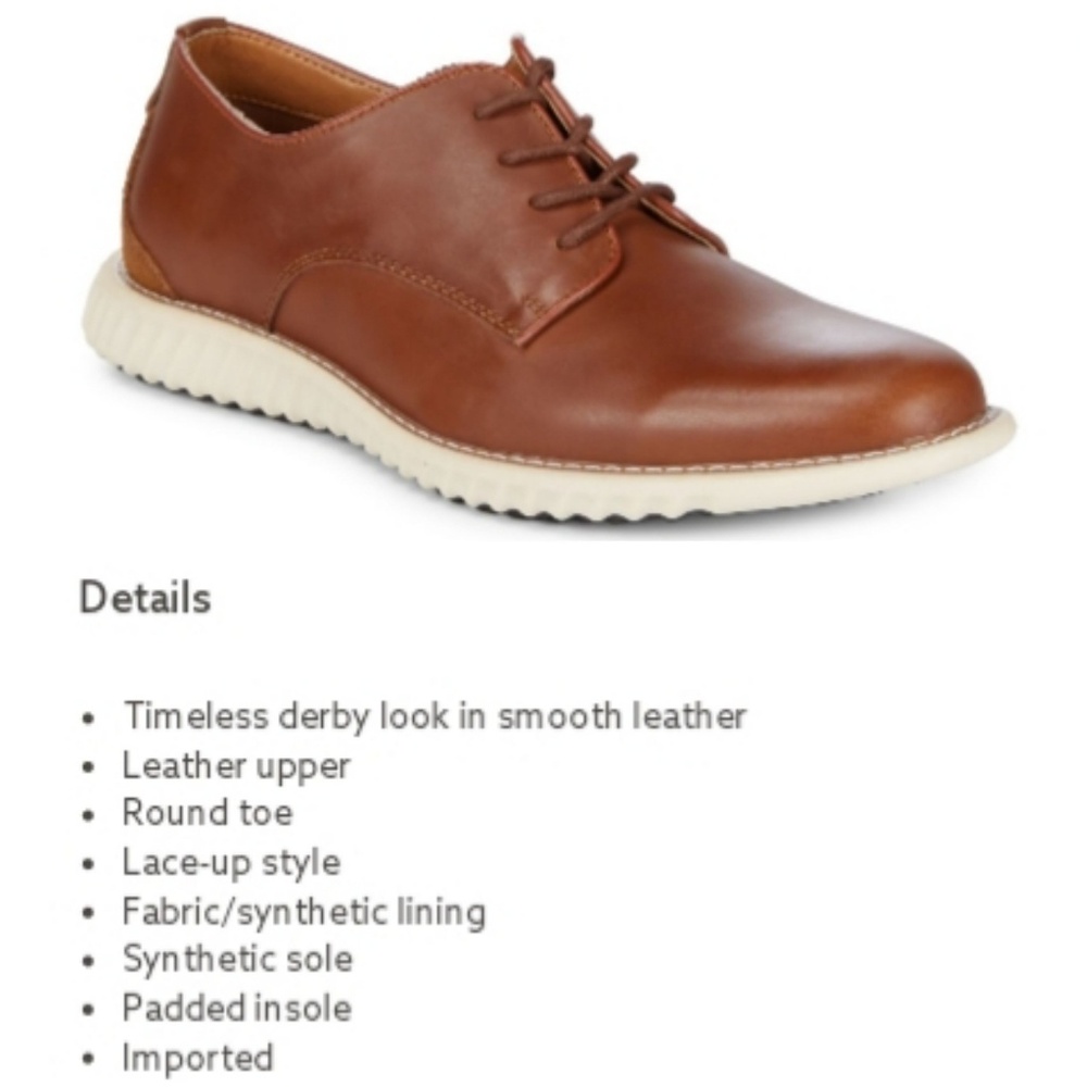 NIB! STEVE MADDEN LEATHER DERBY SHOES